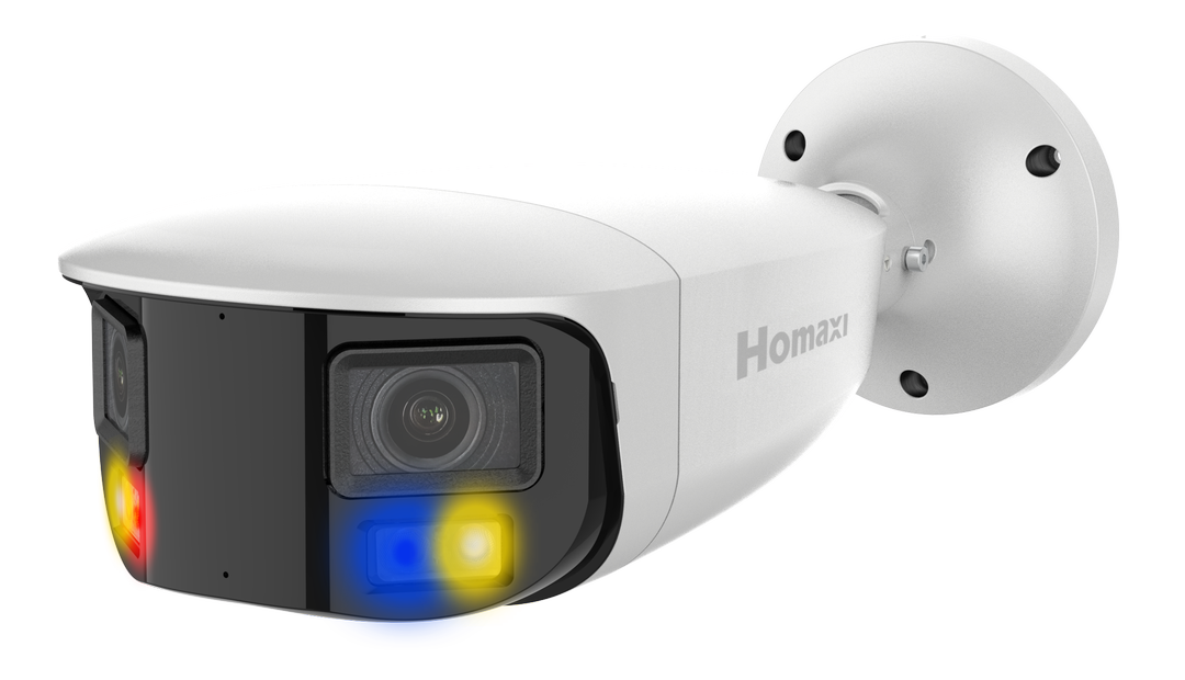 dual lens cameras, dual lens security cameras