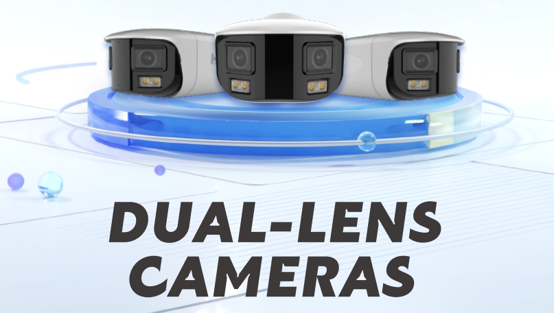 dual lens cameras, security cameras, surveillance