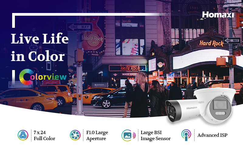 color night vision, security cameras